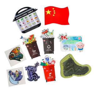 Aimants de réfrigérateur personnalisés en forme de pays, petits, ronds, à grande courbe, à plaque plate, imprimés, pour souvenirs - Product Image 2