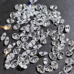 Diamant de laboratoire <span class=keywords><strong>Huacan</strong></span>, taille brillant ovale, 3mm, 3.5mm, 4mm, 5mm, HPHT, couleur D, clarté VS2/VVS1 - Product Image 3