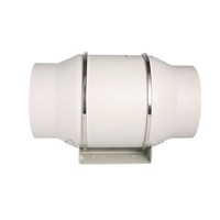 Ventilateur extracteur silencieux pour serre 4/5/6/8/10/12 pouces 220-240V, ventilateur de gaine en ligne à flux mixte