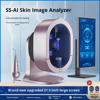 Appareil d'analyse de la peau du visage IA - Dermatoscope à usage domestique avec soins du visage et masseur portable, appareil de beauté tendance 2026