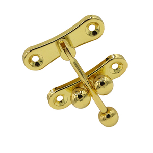 금색 걸쇠 장식 브론즈 빈티지 자물쇠 나사 포함 보석함 나무 상자용 - Product Image 5