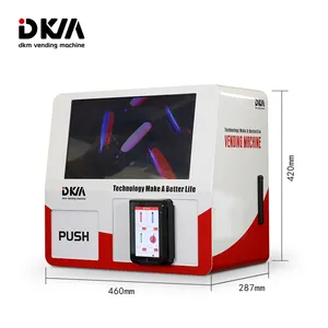 DKMVVending 공장 가격 맞춤형 간식 미니 디지털 광고 소형 자판기