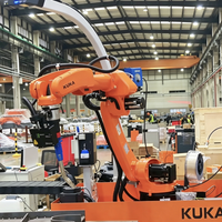 Prix usine KUKA KR35 R1840-3 HW Robot de soudage intelligent avec charge utile de 35 kg, poste de soudage sur rail pour poutres en H
