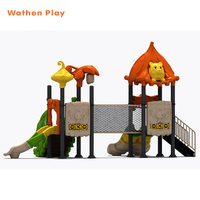 Équipement de jeu de plein air en plastique de haute qualité pour les enfants de la maternelle, ensemble de jeux pour parc d'attractions