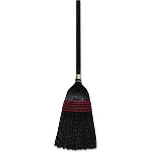 Escobas para Conserjería Boardwalk 930BP, 57-58-1/2 Pulgadas, Puntas con Bandera Negra/Natural, Cerdas de Poliéster, 12 Unidades por Caja, 5 Estrellas - Product Image 1