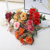 Kunstbloemenarrangement MY-Coral Pioenroos China Fabrikant Groothandel Woonkamer Buiten Bruiloft Restaurants