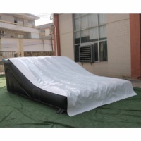 Rampe de descente gonflable en PVC 6x4x2m pour VTT, BMX, FMX - Équipement de sport extrême durable et imperméable pour l'extérieur