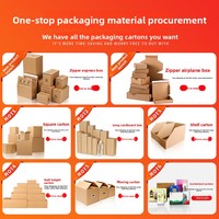 Boîtes pliantes en carton ondulé mi-hauteur RM - Robustes, extra-résistantes, imprimées en sérigraphie quadricolore, commandes personnalisées, produits ménagers