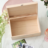 Couvercle rabattable avec logo gravé personnalisé, boîte de rangement de thé en bois pour cadeau de mariage, avec serrure