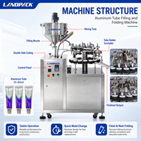 Machine de remplissage automatique pour tubes de crème hydratante pour le visage, gel cosmétique, pâte dentifrice au chocolat, pommade, crème et lotion