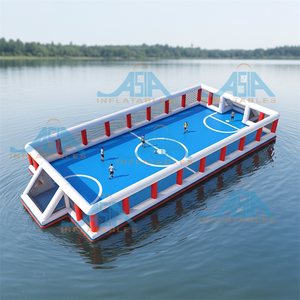 Terrain de football gonflable géant flottant sur l'eau pour usage commercial - Product Image 3