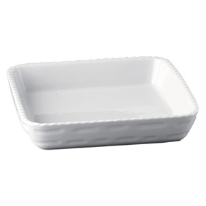 Bandeja para hornear MPS Oven Quadra de porcelana 26 x 26 x 5.5 h cm, suministros para hostelería y catering al por mayor - Product Image 1