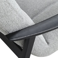 Sillón de Salón con Estructura de Madera Maciza Escandinava, Cómodo y Elegante, Venta al Por Mayor de Fábrica