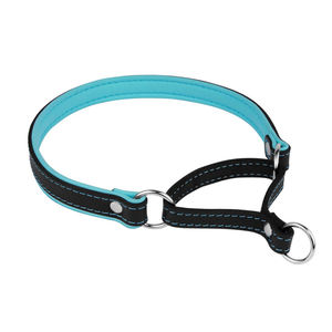 <span class=keywords><strong>Collar</strong></span> de perro Martingale de cuero Galgo para entrenamiento de mascotas ajustable e impermeable de primera calidad con cadena de acero inoxidable - Product Image 5