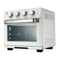 Four de Cuisine au Design Moderne 24L, Double Vitrage, Four Friteuse à Air Avec Rôtisserie