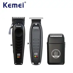 Kappers Haarsnijder Machine Lithium Bettery Usb Oplaadbare Clipper Luxe Professionele Tondeuse Kappersmachine Set