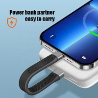 Xput Kurzes FPC Flaches USB3.1 Gen2 USB-A auf Typ-C Kabel 10Gbps Hochgeschwindigkeits-Datenübertragung 3A 60W PD Schnellladekabel für Laptop