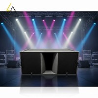 KS28 L-solution, double subwoofer de 18 pouces, puissance de 2400 W, plage de fréquences de 29 Hz à 200 Hz, pour les performances de DJ sur scène, les événements en plein air et en intérieur