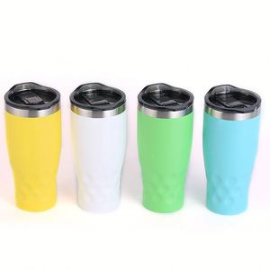 Vaso de Acero Inoxidable de 30 oz para Auto y Oficina, Botella de Agua de Gran Capacidad con Aislamiento de Goma para Beber Directamente - Product Image 1
