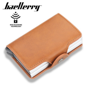 Baellerry Card Holder 4 Inch Aluminum RFID Blocking Buckle Credit Card <b>Case</b> - Product Image 5