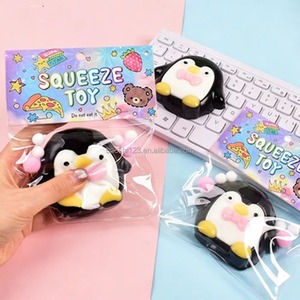 Juguete Antiestrés de Pingüino de Dibujos Animados de TPR de 9 cm, Caja Sorpresa, de Subida Lenta, con Sensación de Lodo, Sólido, Sin Líquido ni Gel - Product Image 4