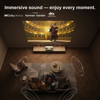 Projecteur laser XGIMI AURA 2 UST avec système d'exploitation Android TV, projecteur laser TV 4K, haut-parleur Harman/Kardon, maison intelligente pour home cinéma