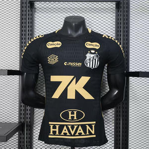 Santos Trikot Santos Heim Auswärts Spieleredition Spezialdruck Neymar Fußballuniform Kurzarm Grenzüberschreitende Vertriebsversion - Product Image 2