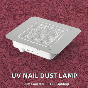 Lámpara UV Profesional de Gran Tamaño para Secar Uñas, Colector de Polvo con Fuente de Luz LED Integrada, Alimentación por Batería, Enchufe Tipo EU - Product Image 3