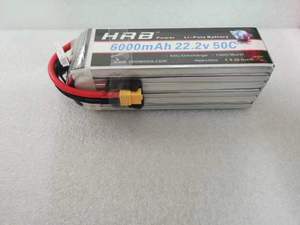 HRB <span class=keywords><strong>6s</strong></span> 22.2V 6000mAh 50C LiPo แบตเตอรี่ XT60 EX5 XT90สำหรับรถบังคับวิทยุ UAV ชิ้นส่วนโดรน - Product Image 5