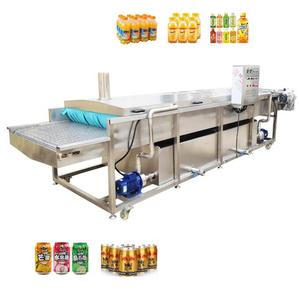 Nhỏ Liên Tục Lọ Thủy Tinh Chai Lon Đồ Uống Đường Hầm Pasteurizer Tiệt Trùng Nước Trá<span class=keywords><strong>i</strong></span> Cây Nước Giả<span class=keywords><strong>i</strong></span> Khát Khử Trùng Máy Sấy - Product Image 4