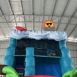 Prezzo di fabbrica attrezzature per il noleggio di caramelle gonfiabili scivolo per feste salto ad acqua per la vendita - Product Image 3