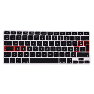 Housse de <span class=keywords><strong>clavier</strong></span> en silicone <span class=keywords><strong>Azerty</strong></span> français pour Macbook Air Retina Pro 11 12 13 15 17, protection de <span class=keywords><strong>clavier</strong></span> version européenne - Product Image 2