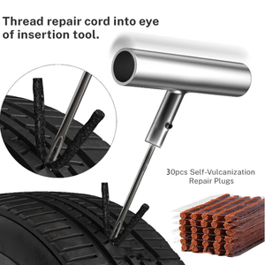 33 cái/58 cái Bộ dụng cụ sửa chữa lốp xe không săm lốp xe đạp khẩn cấp - Product Image 2