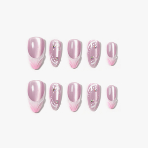 Искусственные накладные ногти класса люкс оптом: высококачественные французские гелевые накладные ногти с мягким покрытием - Product Image 1