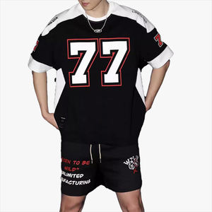 Trendy Personalized Ice Hockey Short Sleeve Jersey Hip Hop Basketball Football Style <b>T</b>-<b>shirt</b> High Street Fashion Sports Top - Product Image 5