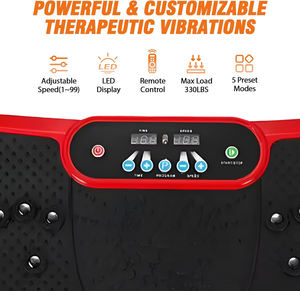 Fonte di fabbrica ad alta potenza piastra vibrante per uso domestico silenzioso 200kg di vibrazione del piede macchina per la vendita - Product Image 3