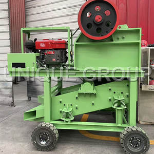 JJEM Gravier fin Mini Gold Ore River Stone Crusher PE 250*400 Concasseur à mâchoires diesel mobile - Product Image 4