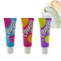Nettoyant Visage Coréen 3-en-1 Herbal Bio Végétalien Exfoliant Doux Nettoyant Points Noirs Contrôle du Sébum Éclaircissant Hydratant