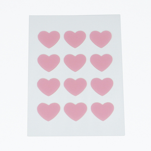 Miếng dán trị mụn hình trái tim màu hồng Miếng dán mụn lãng mạn 12 miếng dán trị mụn Hydrocolloid bảo vệ tươi mát - Product Image 2