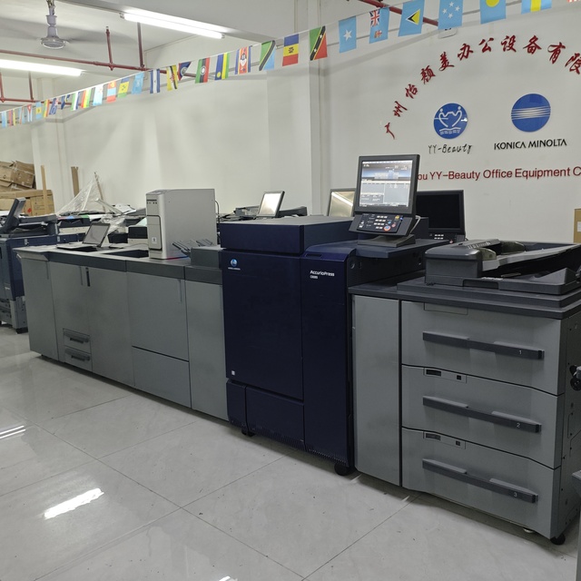 Konica Minolta C6100 Large Production Laser Color Printer High-Speed High Quality Refurbished Copier with Original Toner