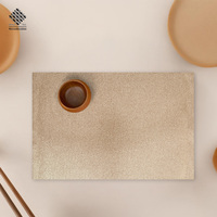 Meilleur prix Vinyle De Noël Faux Cuir Table Napperons Ensemble Étanche Double Face Table À Manger Tapis Napperon