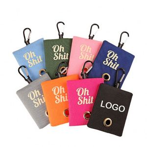 Distributeur de sacs à déjections canines portable en toile pour extérieur, personnalisable avec LOGO, pour promotion et fournitures pour animaux de compagnie - Product Image 2