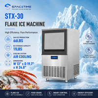 Machine à glaçons commerciale 66lbs/24h sous comptoir, 11lbs de stockage, compresseur, pour maison, bar, café, restaurant, OEM, ODM, CE