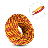 Câble électrique torsadé multicolores en cuivre de 24 AWG, plusieurs tailles