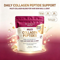 Poudre de Collagène Marin Hydrolysé GMP, Complexe de Peptides Purs, Produits de Beauté, Complément pour la Santé de la Peau, des Cheveux et des Ongles, OEM