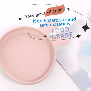 Juego de Alimentación de Silicona para Bebés Sin BPA, Vajilla con Diseño de Conejito para Recién Nacidos, Tazón y Cuchara para Uso Ligero, Apto para Niños - Product Image 6