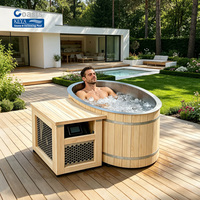 Neue Thermo New Zealand Knotless Spruce Eisbadewanne für große Athleten – Kaltwasser-Tauchbecken mit Kühler