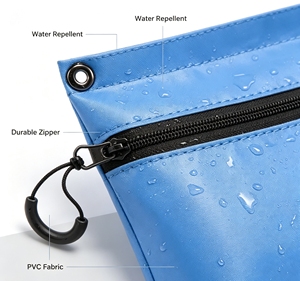 Sac à bandoulière en bâche PVC personnalisé avec logo imprimé, couleurs mélangées, imperméable, pour activités de plein air, sport, natation, fitness, usage domestique, OEM disponible - Product Image 5