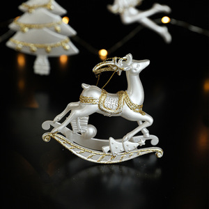Nouvelles décorations de Noël de luxe au design tendance, ornements suspendus pour sapin, Père Noël, rennes, anges, pendentifs pour sapin de Noël - Product Image 2