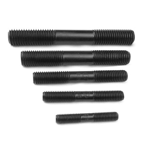 Écrous de raccordement métriques noirs en acier GR5 pour tiges filetées, goujons pour fixation industrielle - Product Image 3